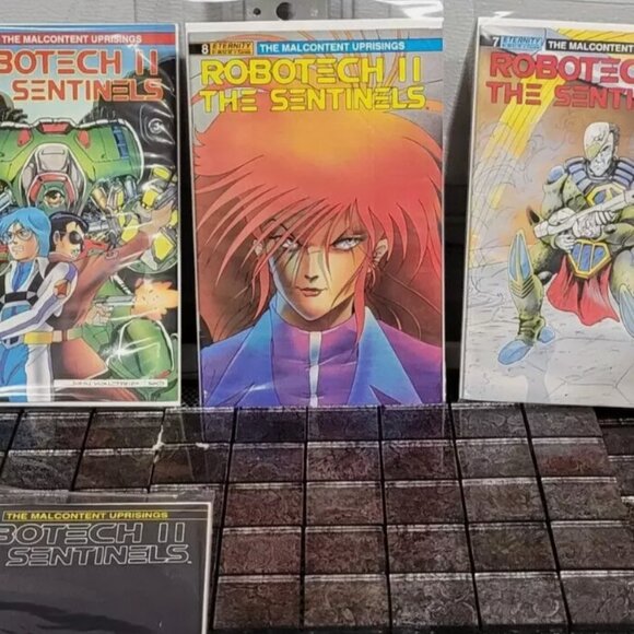 ROBOTECH II THE SENTINELS MALCONTENT UPRISINGS #1-12 1989 ETERNITY! RARE! SIGNED - Picture 3 of 13